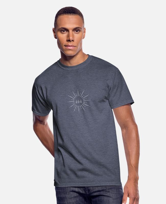Angel Protection Numbers Messages on Men’s 50/50 T-Shirt