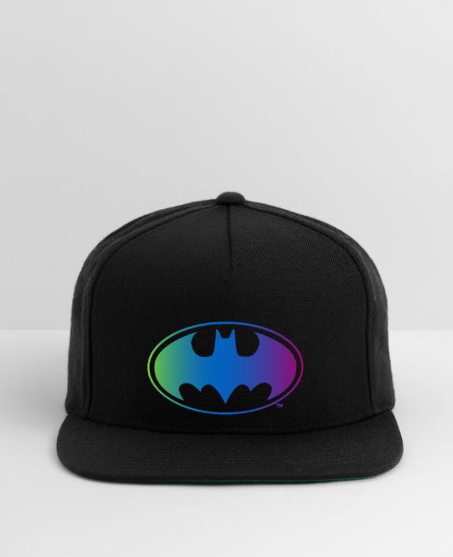 Batman Neon Logo Colors on Cap