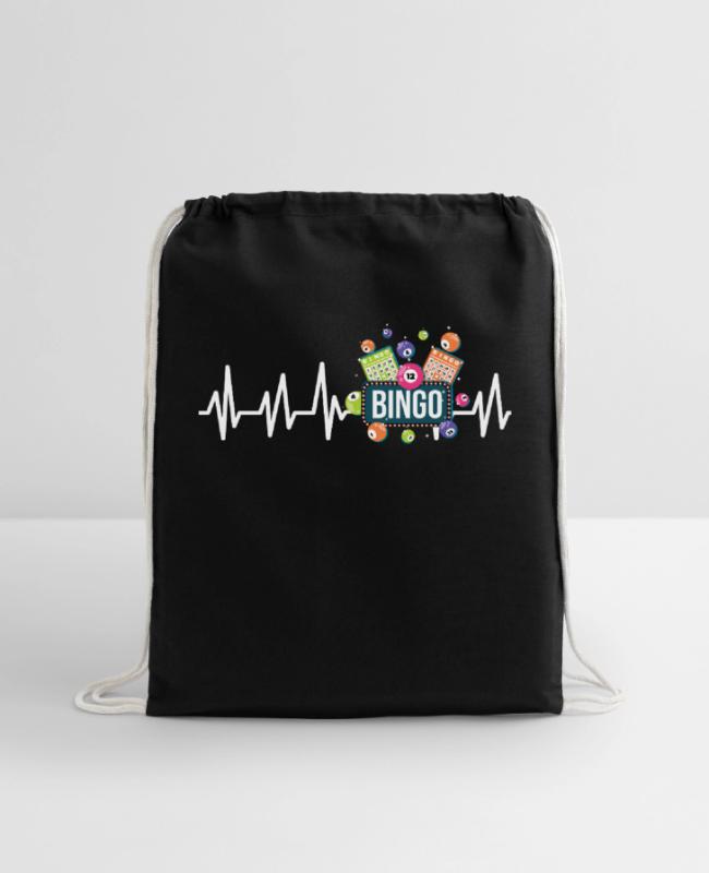 Bingo on Cotton Drawstring Bag