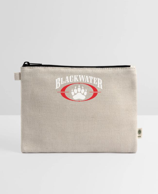 Blackwater Logo on Hemp Carry All Pouch