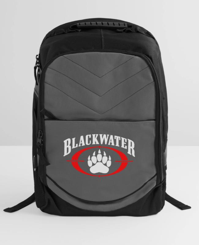 Blackwater Security Logo on Backpack