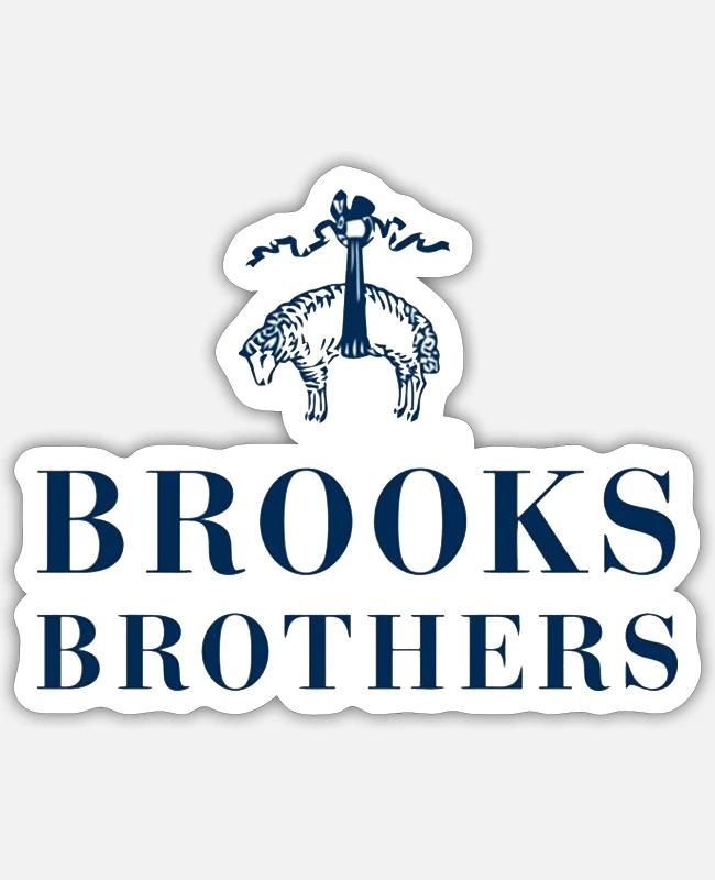 brooks brothers night on Sticker