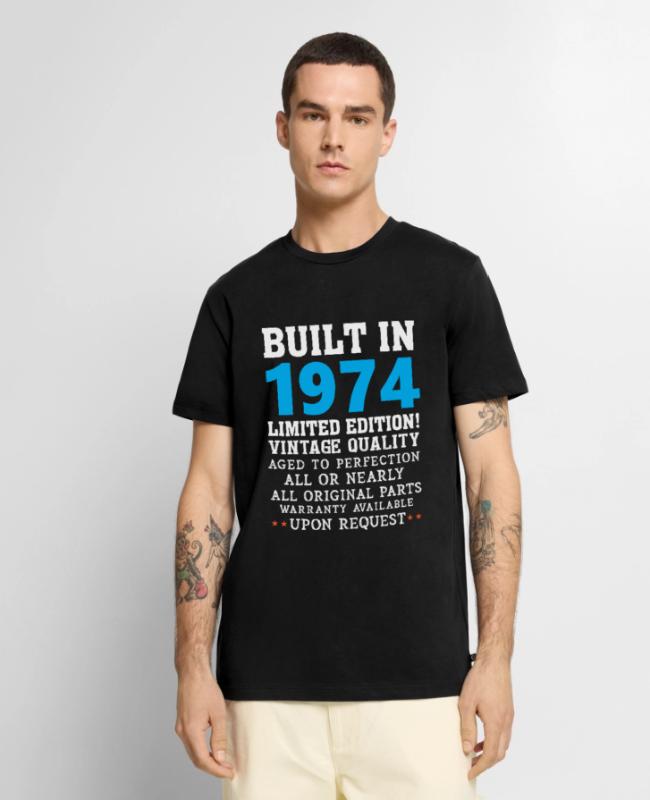 Built in 1974 – Built in 1974 on Men’s Premium T-Shirt