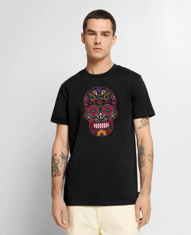 Day of the Dead Sugar Skull Dark on Men’s Premium T-Shirt