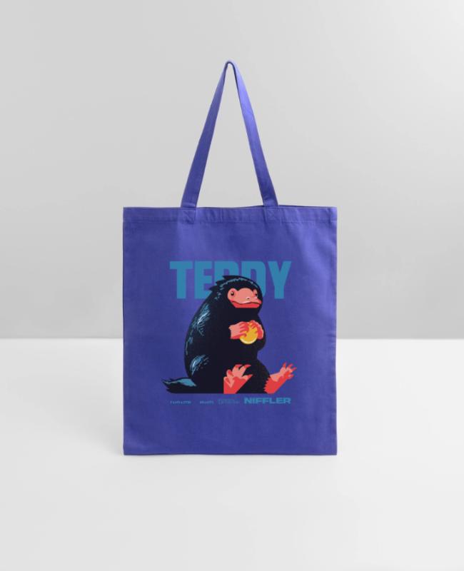 Fantastic Beasts 3 Teddy Niffler on Tote Bag