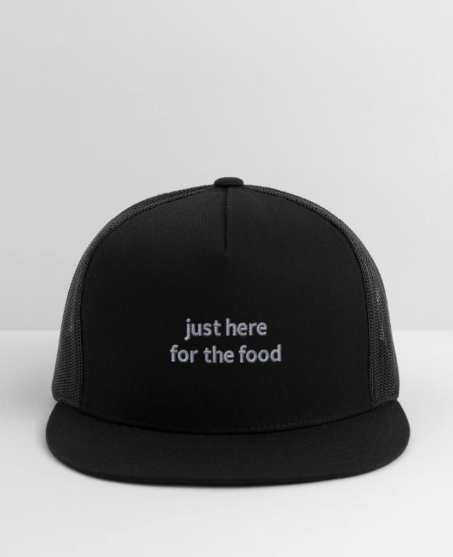 Food Statement embroidered on Cap