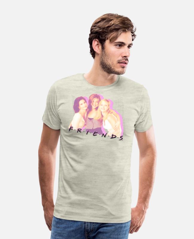 Friends Monica, Rachel, Phoebe on Men’s Premium T-Shirt