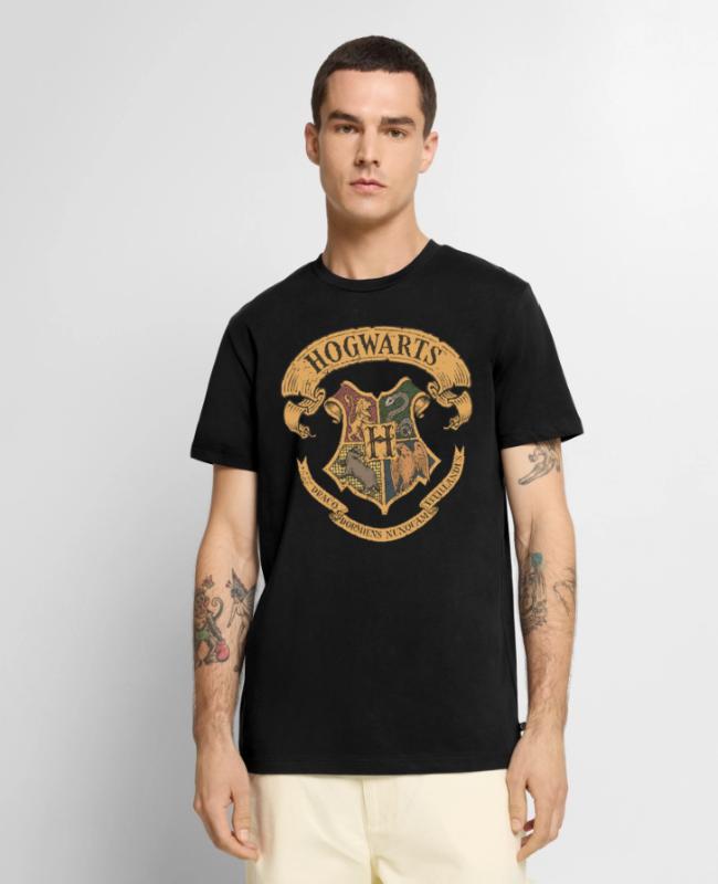 Harry Potter Hogwarts Coat of Arms on Men’s Premium T-Shirt