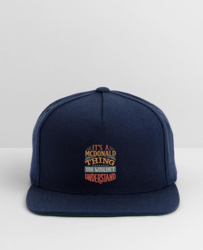 It’s A Mcdonald Thing You Wouldn’t Understand – on Cap