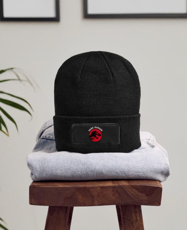 Jurassic Park Park Ranger on Patch Beanie
