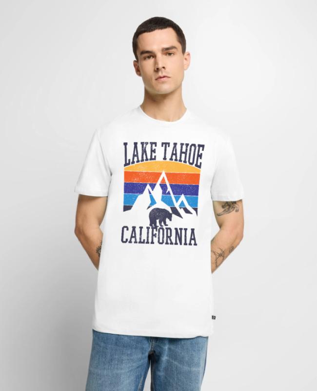 Lake Tahoe California Vintage Souvenir on Men’s Premium T-Shirt