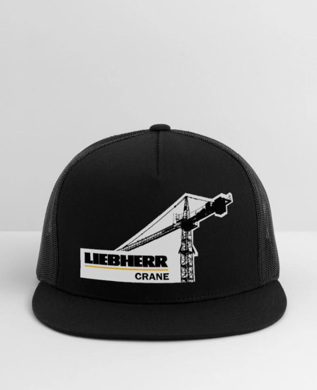 Liebherr crane black on Cap