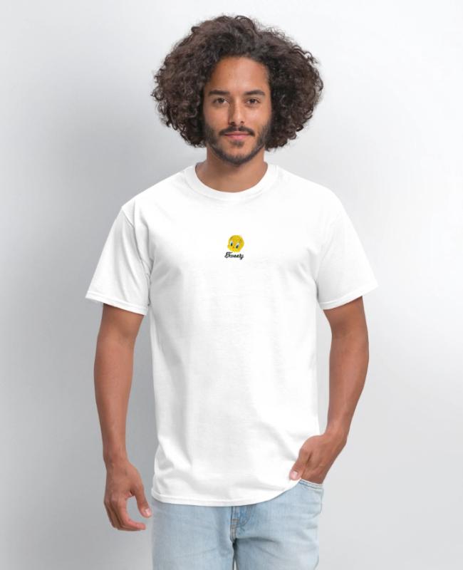 Looney Tunes Tweety Embroidery on Men’s T-Shirt