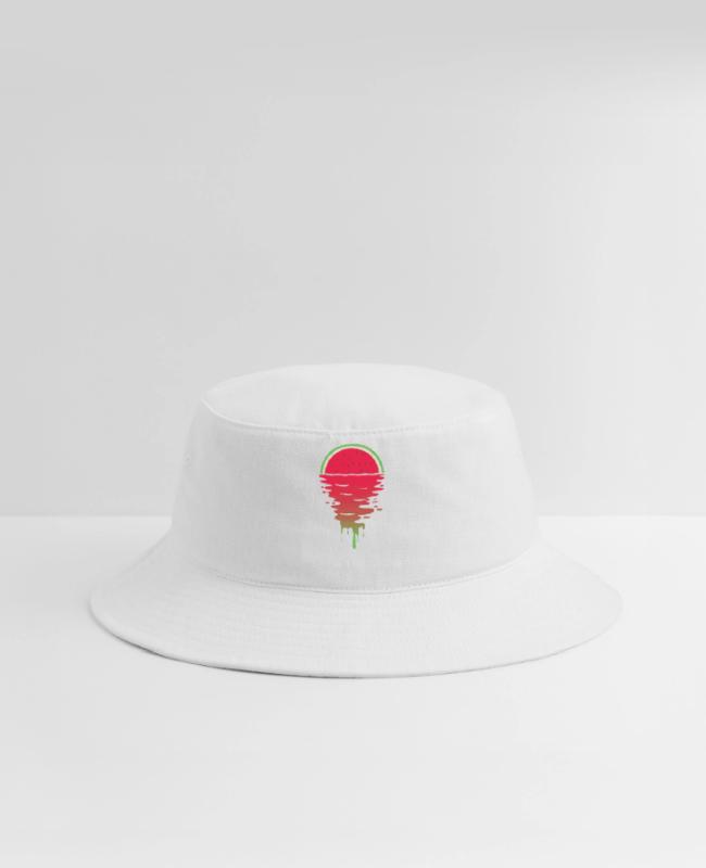 Melting Watermelon Sunset on Bucket Hat