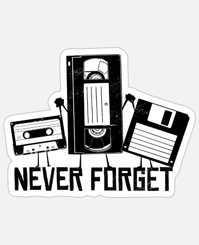 Never forget 90s 90s Never forget gift on Sticker