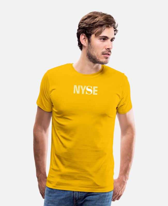 NYSE New York Stock Exchange on Men’s Premium T-Shirt