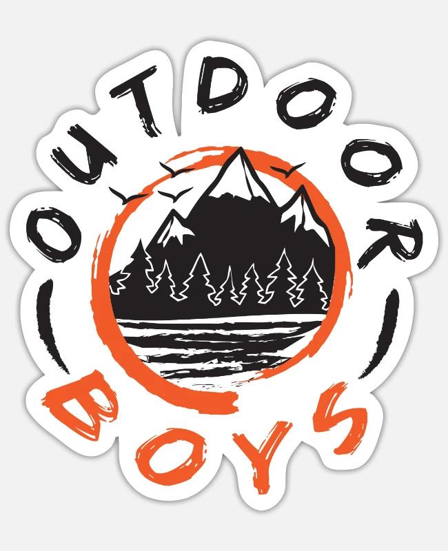 Outdoor Boys Logo on Sticker