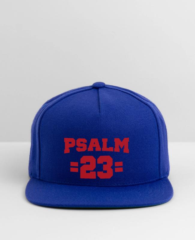 Psalm 23 gospel t-shirt best Christmas T-shirt on Snapback Baseball Cap