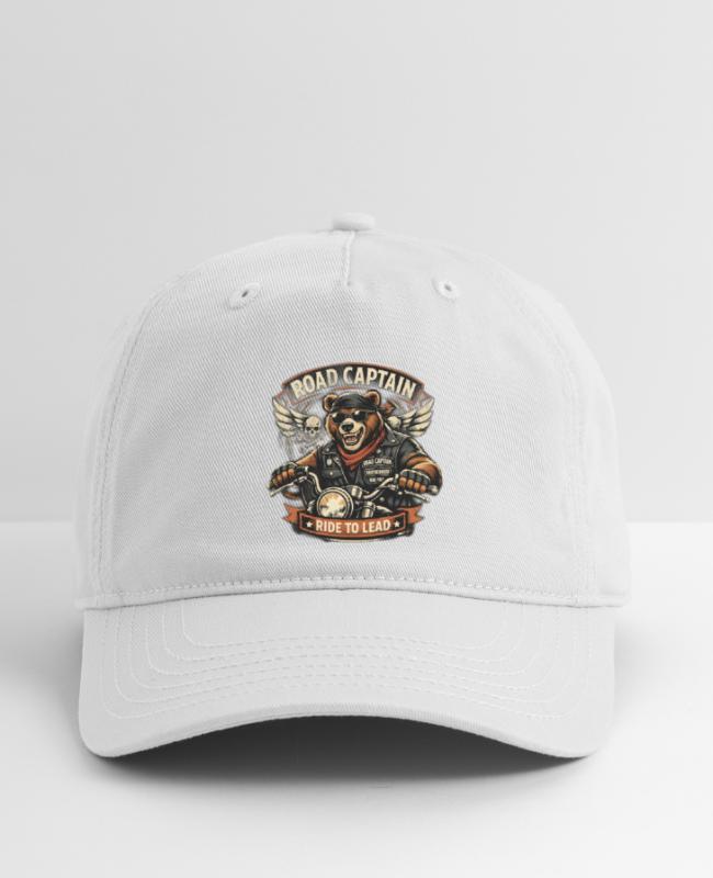 Road Captain Bear Ride to Lead on Organic Baseball Cap