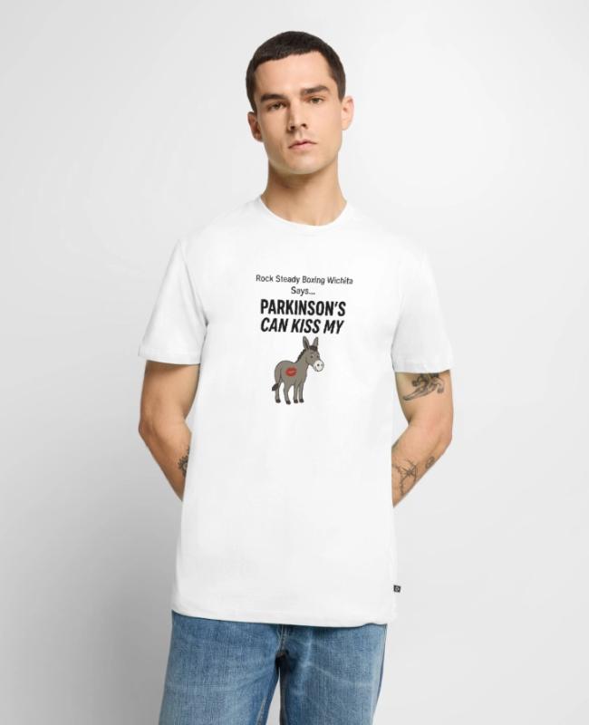 Rock Steady Boxing Wichita says… on Men’s Premium T-Shirt