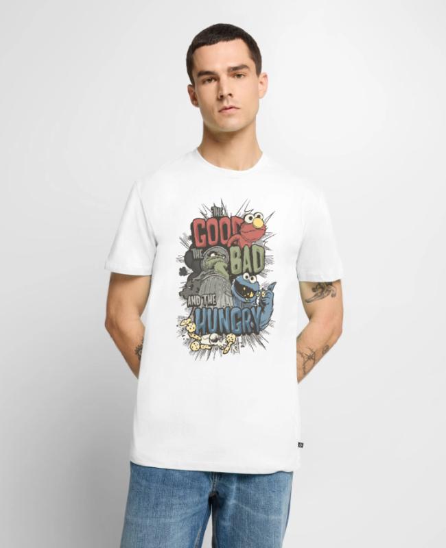 Sesame Street Good Bad And The Hungry on Men’s Premium T-Shirt