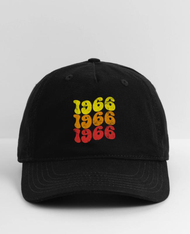 Vintage 1966 on Organic Baseball Cap