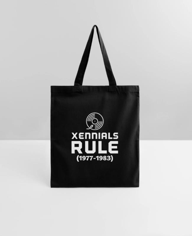 Xennials Rule 1977-1983 Vinyl on Tote Bag
